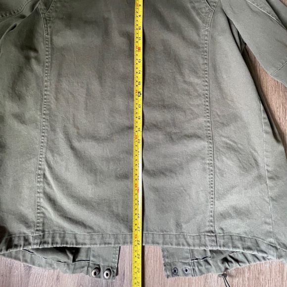 NWT Who What Wear Paris Green Utility Jacket Women's Large - Picture 13 of 16